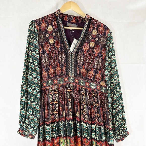 Bhanuni by Jyoti Ronika Patterned Maxi Dress Size 12 Petite - Picture 7 of 15